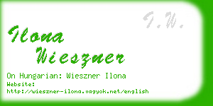 ilona wieszner business card